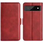 For Google Pixel 7 Pro Dual-side Magnetic Buckle Leather Phone Case(Red)