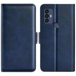 For TCL 30 SE/305/306 Dual-side Magnetic Buckle Leather Phone Case(Dark Blue)
