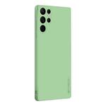 For Samsung Galaxy S22 Ultra 5G PINWUYO Sense Series Liquid Silicone TPU Phone Case(Green)