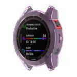 For Garmin Fenix 7 Shockproof TPU Soft Protective Case(Purple)