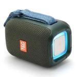 T&G TG339 RGB Light 5W Waterproof Portable Bluetooth Speaker(Green)