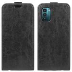 For Nokia G11 / G21 R64 Texture Single Vertical Flip Leather Phone Case(Black)