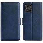 For Honor X8 Dual-side Magnetic Buckle Leather Phone Case(Dark Blue)