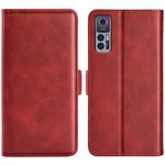 For TCL 30 5G/ 30+ Dual-side Magnetic Buckle Leather Phone Case(Red)