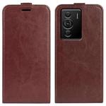 For ZTE Blade Z40 Pro R64 Texture Vertical Flip Leather Phone Case(Brown)