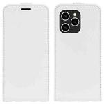 For Honor 60 SE 5G  R64 Texture Single Vertical Flip Leather Phone Case(White)