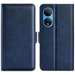 For Honor X7 Dual-side Magnetic Buckle Leather Phone Case(Dark Blue)