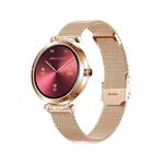 NY22 1.09 inch Steel Watchband Color Screen Smart Watch(Rose Gold)