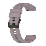 For Huawei GT3 46mm 22mm Vertical Silicone Watch band(Purple)