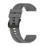 For Huawei GT3 46mm 22mm Vertical Silicone Watch band(Grey)