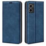 For Xiaomi Redmi Note 11E / Redmi 10 5G Retro-skin  Magnetic Suction Leather Phone Case(Dark Blue)