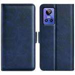 For OPPO Realme GT Neo 3 Dual-side Magnetic Buckle Leather Phone Case(Dark Blue)