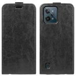 For OPPO Realme C31 4G R64 Texture Vertical Flip Leather Phone Case(Black)