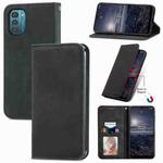 For Nokia G21 Retro Skin Feel Magnetic Horizontal Flip Leather Phone Case(Black)