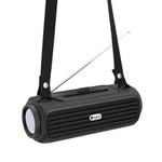 NewRixing NR903F TWS Portable Outdoor Bluetooth Speaker Support TF Card / FM(Black)