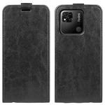 For Xiaomi Redmi 10A R64 Texture Vertical Flip Leather Phone Case(Black)