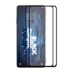 2 PCS For Xiaomi Black Shark 5 / 5 Pro ENKAY Full Glue 0.26mm 9H 2.5D Tempered Glass Full Film