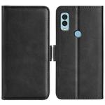 For Kyocera Android One S9 Dual-side Magnetic Buckle Leather Phone Case(Black)