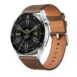 P3 Pro 1.39 inch Color Screen Smart Watch,Support Heart Rate Monitoring/Blood Pressure Monitoring(Brown)