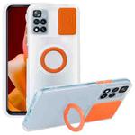 For Xiaomi Redmi Note 11 Pro Global Sliding Camshield TPU Phone Case with Ring Holder(Orange)