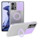 For Xiaomi Mi 11T / 11T Pro Sliding Camshield TPU Phone Case with Ring Holder(Purple)