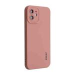 For iPhone 12 ENKAY Liquid Silicone Phone Case(Pink)