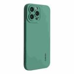 For iPhone 12 Pro Max ENKAY Liquid Silicone Phone Case(Dark Green)
