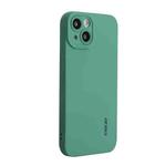 For iPhone 13 ENKAY Liquid Silicone Phone Case(Dark Green)