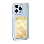 For iPhone 12 Pro Max Card Bag Shockproof Transparent Phone Case