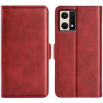 For OPPO Reno7 4G / F21 Pro 4G Dual-side Magnetic Buckle Leather Phone Case(Red)