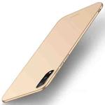 For Samsung Galaxy A02 / M02 MOFI Frosted PC Ultra-thin Hard Phone Case(Gold)