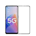 For OPPO A96 PINWUYO 9H 3D Curved Full Screen Explosion-proof Tempered Glass Film(Black)