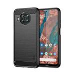 For Nokia X100 MOFI Gentleness Series Brushed Texture Carbon Fiber TPU Phone Case(Black)