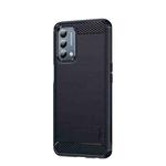For Oneplus Nord N200 5G MOFI Gentleness Series Brushed Texture Carbon Fiber Soft TPU Phone Case(Blue)