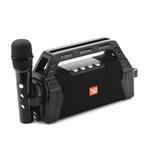T&G TG538 Portable Karaoke Wireless Bluetooth Speaker with Microphone(Black)