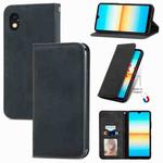 For Sony Xperia Ace III Retro Skin Feel Magnetic Leather Phone Case(Black)