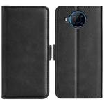 For Nokia X100 Dual-side Magnetic Buckle Leather Phone Case(Black)