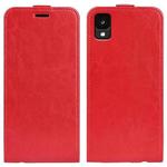 For TCL 30Z R64 Texture Single Vertical Flip Leather Phone Case(Red)