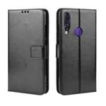 Retro Crazy Horse Texture Horizontal Flip Leather Case for Lenovo Z5S, with Holder & Card Slots & Photo Frame(Black)