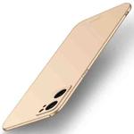 For OPPO Reno7 4G / F21 Pro 4G MOFI Frosted PC Ultra-thin Hard Case(Gold)