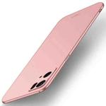 For OPPO Reno7 Pro MOFI Frosted PC Ultra-thin Hard Case(Rose Gold)