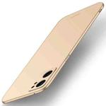 For OPPO Reno7 SE MOFI Frosted PC Ultra-thin Hard Case(Gold)