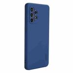 For Samsung Galaxy A52 5G ENKAY Liquid Silicone Soft Shockproof Phone Case(Dark Blue)