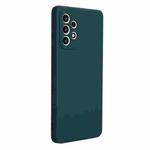 For Samsung Galaxy A73 5G ENKAY Liquid Silicone Soft Shockproof Phone Case(Dark Green)