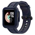 For Xiaomi Redmi Watch Silicone Solid Color Watch Band(Ink Blue)