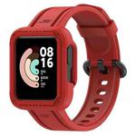 For Xiaomi Mi Watch Lite Silicone Solid Color Watch Band(Red)