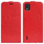 For Nokia C2 2nd Edition R64 Texture Vertical Flip Leather Phone Case(Red)