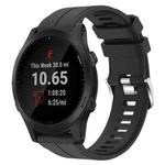 For Garmin Forerunner 945 22mm Silicone Sports Watch Band(Black)