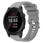 For Garmin Forerunner 945 22mm Silicone Sports Watch Band(Grey)