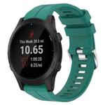 For Garmin Forerunner 945 22mm Silicone Sports Watch Band(Green)